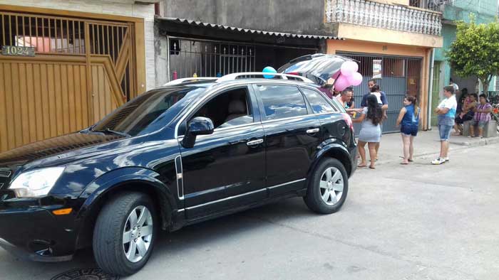 Chá Revelação com Carro de Som