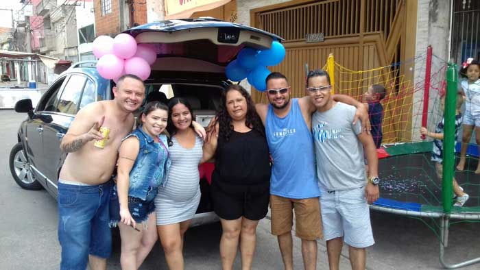 Chá Revelação com Carro de Som