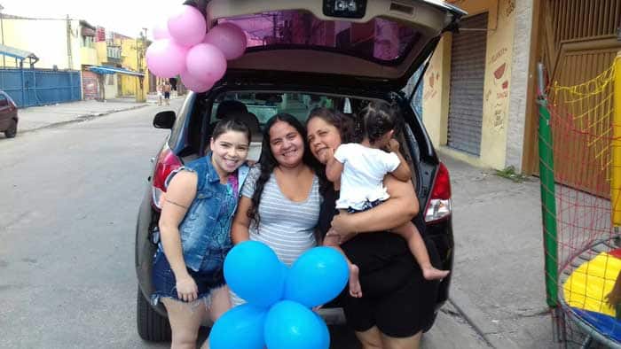 Chá Revelação com Carro de Som