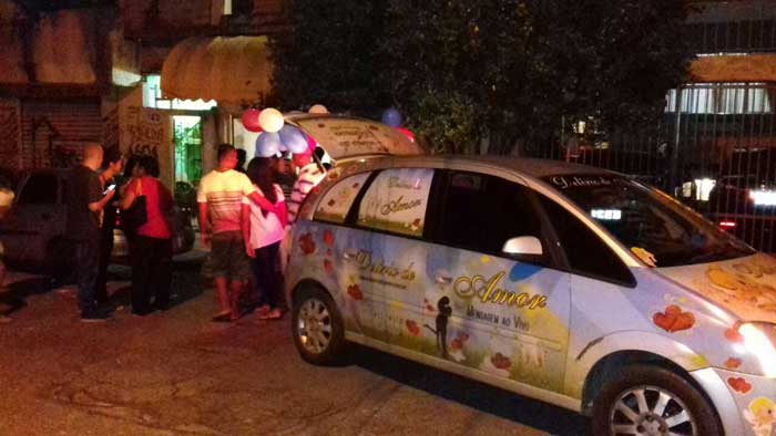 Carro de Telemensagem de Boas Vindas SP
