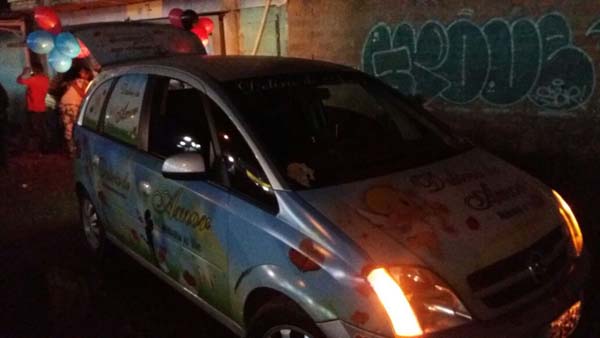Telemensagem ao vivo na zona leste