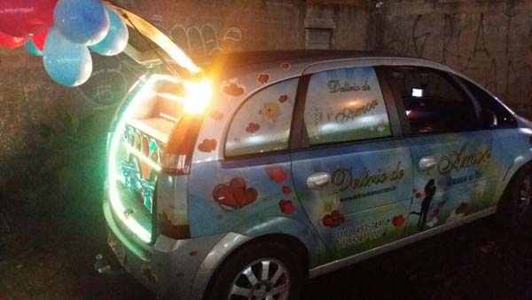 Telemensagem ao vivo na zona leste