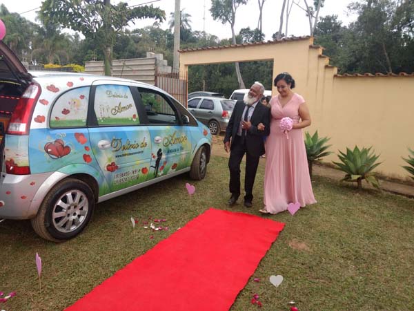 telemensagem ao vivo para casamento