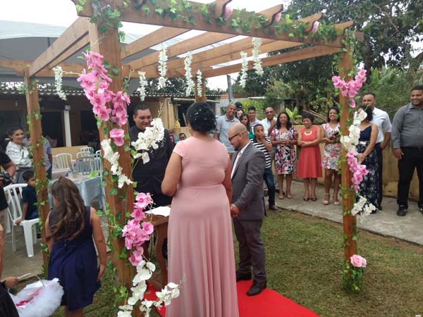 telemensagem ao vivo para casamento