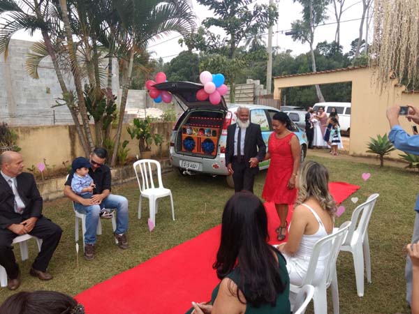 telemensagem ao vivo para casamento
