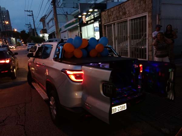 Carro de Mensagem de Aniversário