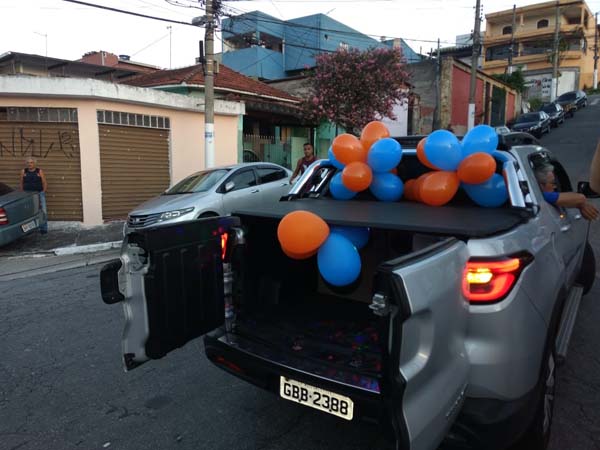 Carro de Mensagem de Aniversário