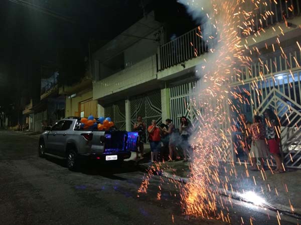Carro de Mensagem na Zona Leste
