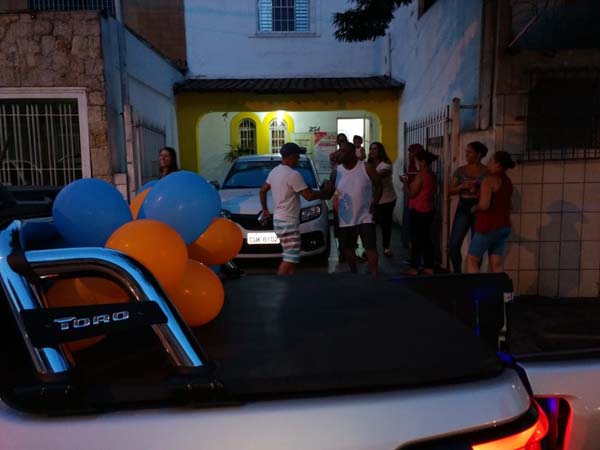 Carro de Mensagem na Zona Leste