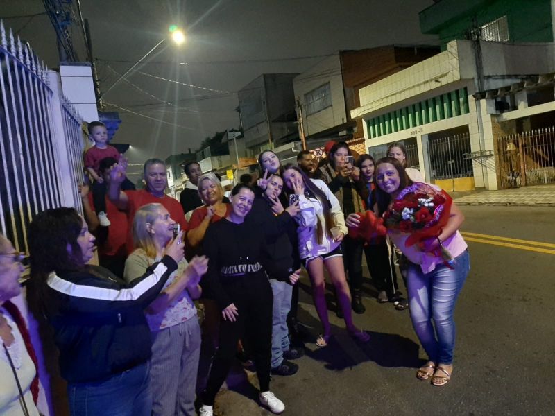 Homenagem com Carro de Som em Santo André