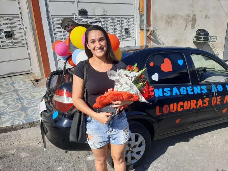 Homenagem com carro de som para o dia dos namorados