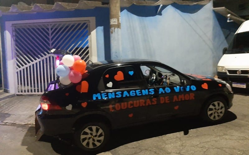 Homenagem ao Vivo para a esposa no Sapopemba